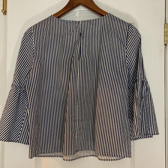 Striped Bell Sleeve Top Zara - Picture 3 of 5